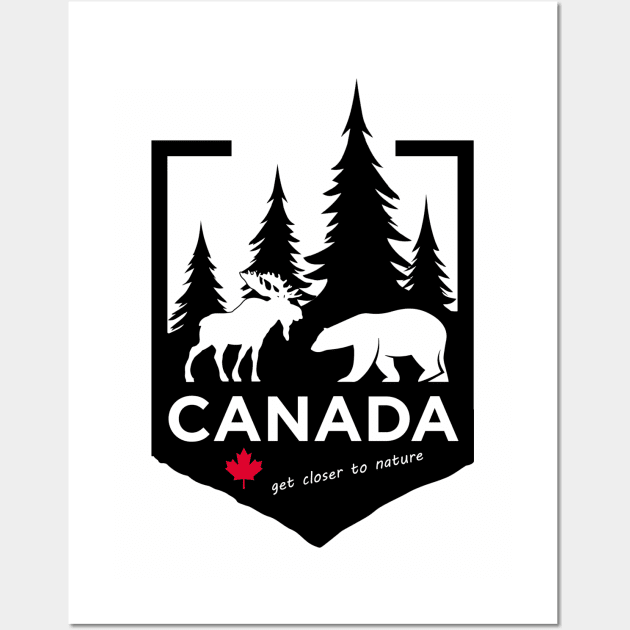 Canada - Get closer to Nature Wall Art by ARHEstore